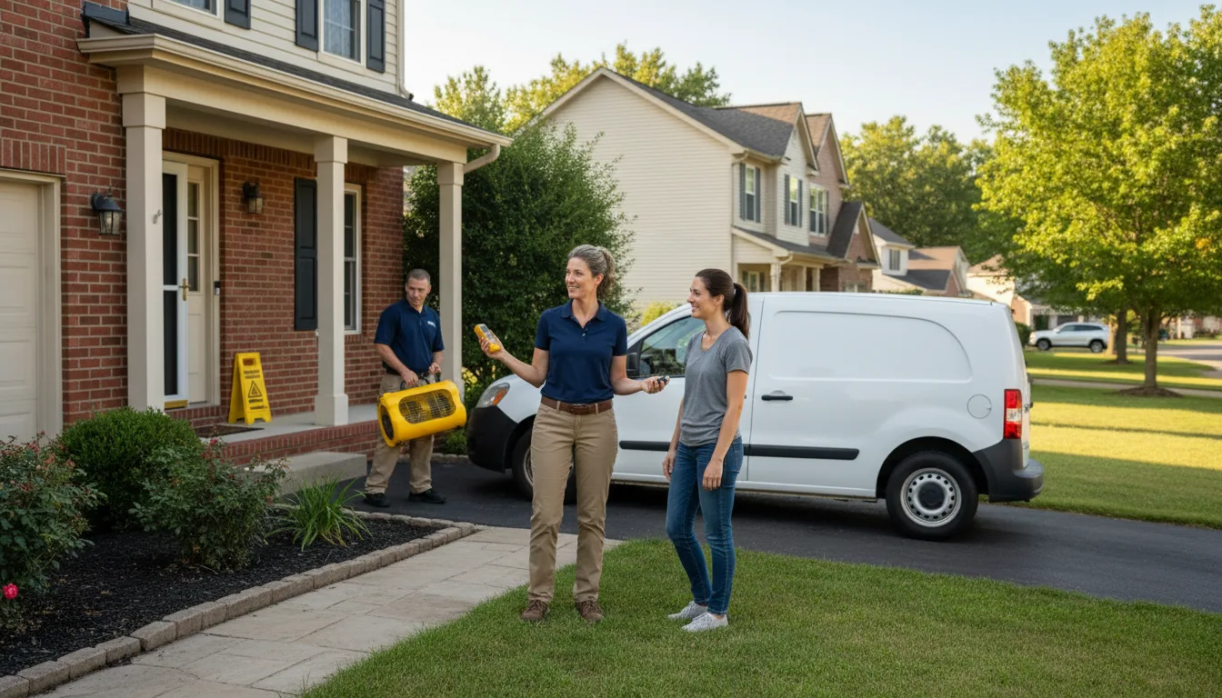 Water restoration image for Dehumidification And Cleanup Services in Sandy Hook, VA